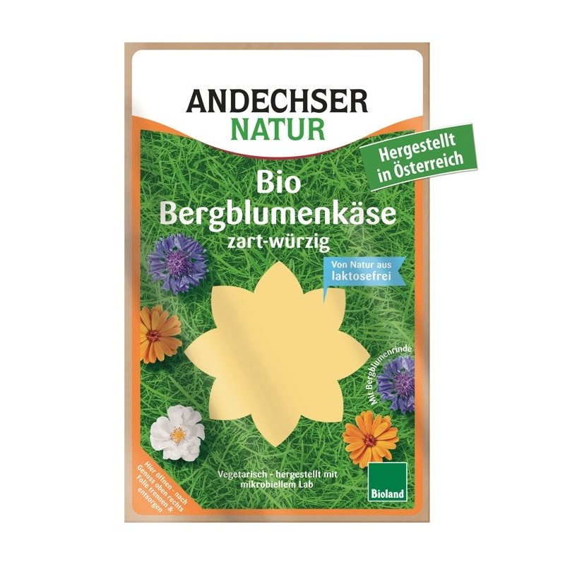 Ser bergblumenkaese w plastrach 50% tł. BIO 125 g