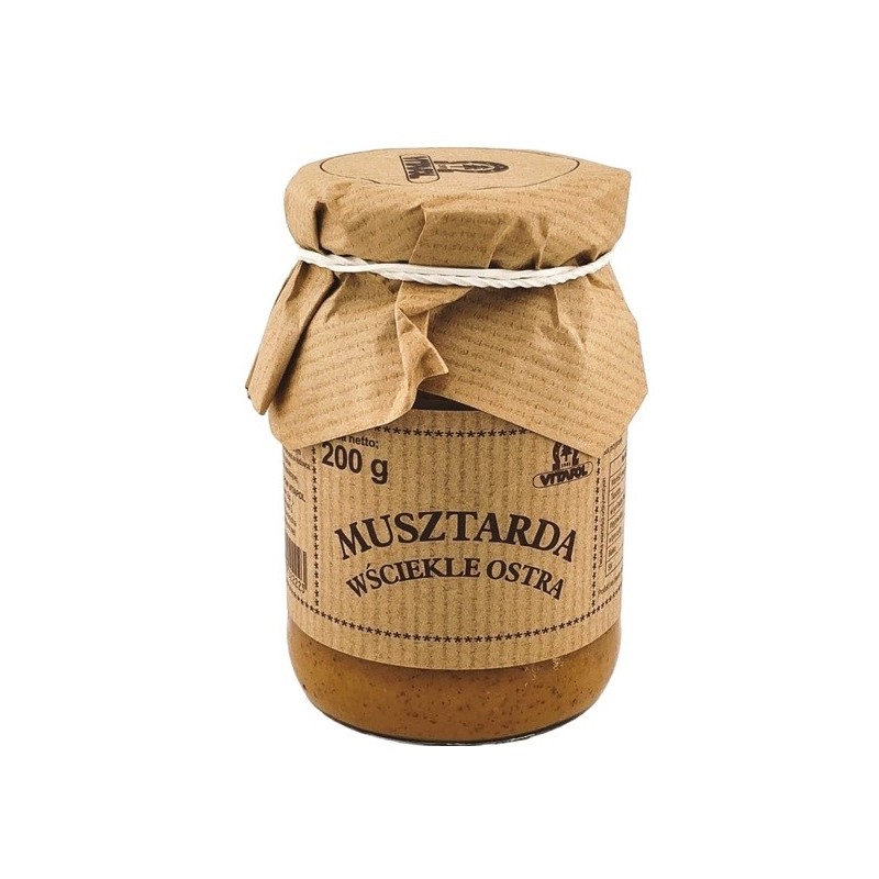 Musztarda wściekle ostra 210 g