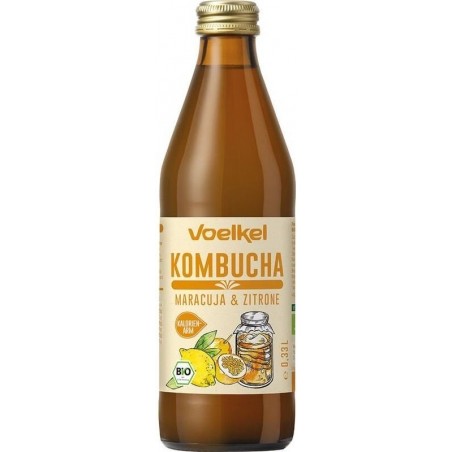 Kombucha marakuja-cytryna BIO 330 ml