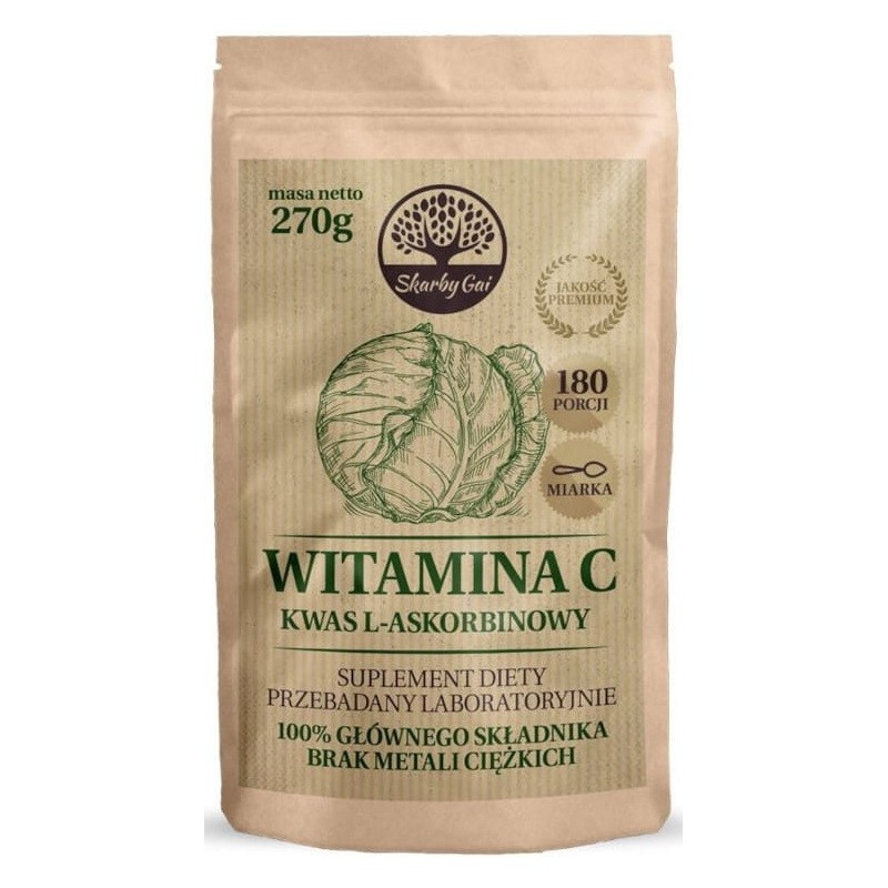 Witamina C z kapusty kwas L-askorbinowy 270 g