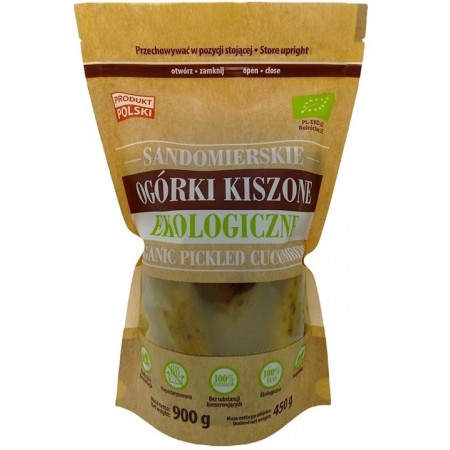Ogórki Kiszone Sandomierskie Ekologiczne 900 g