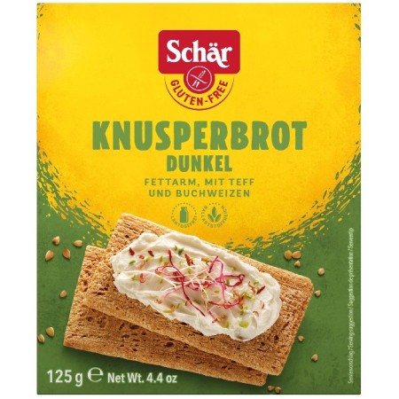 Knusperbrot dunkel- pieczywo chrupkie ciemne BEZGL. 125 g