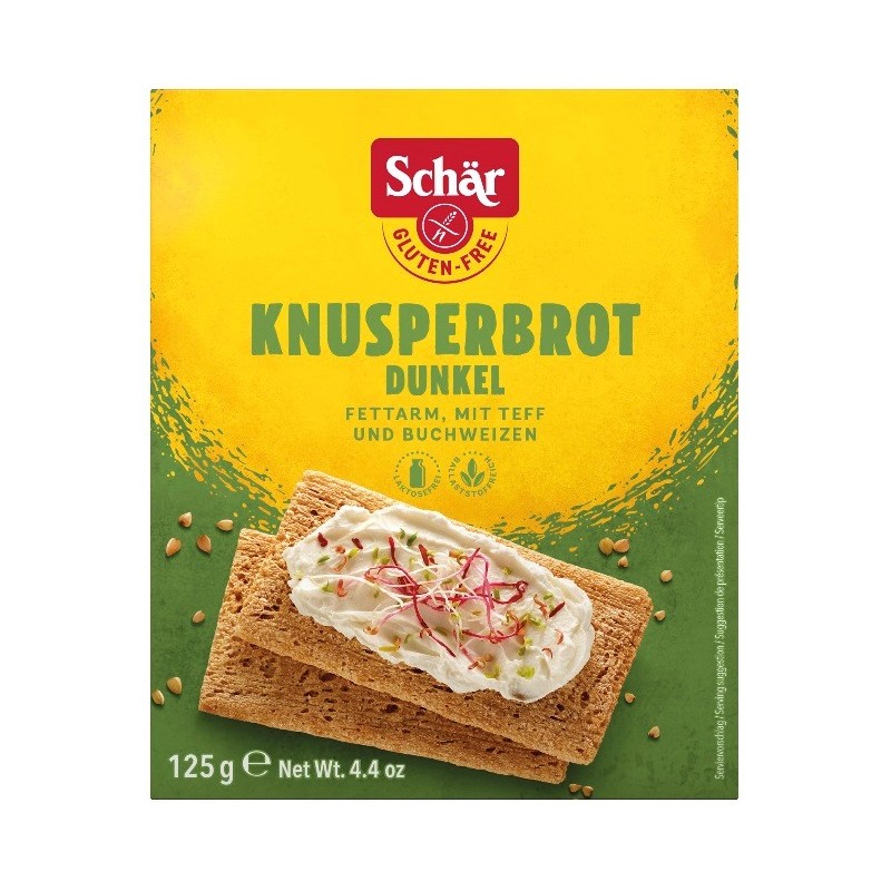 Knusperbrot dunkel- pieczywo chrupkie ciemne BEZGL. 125 g