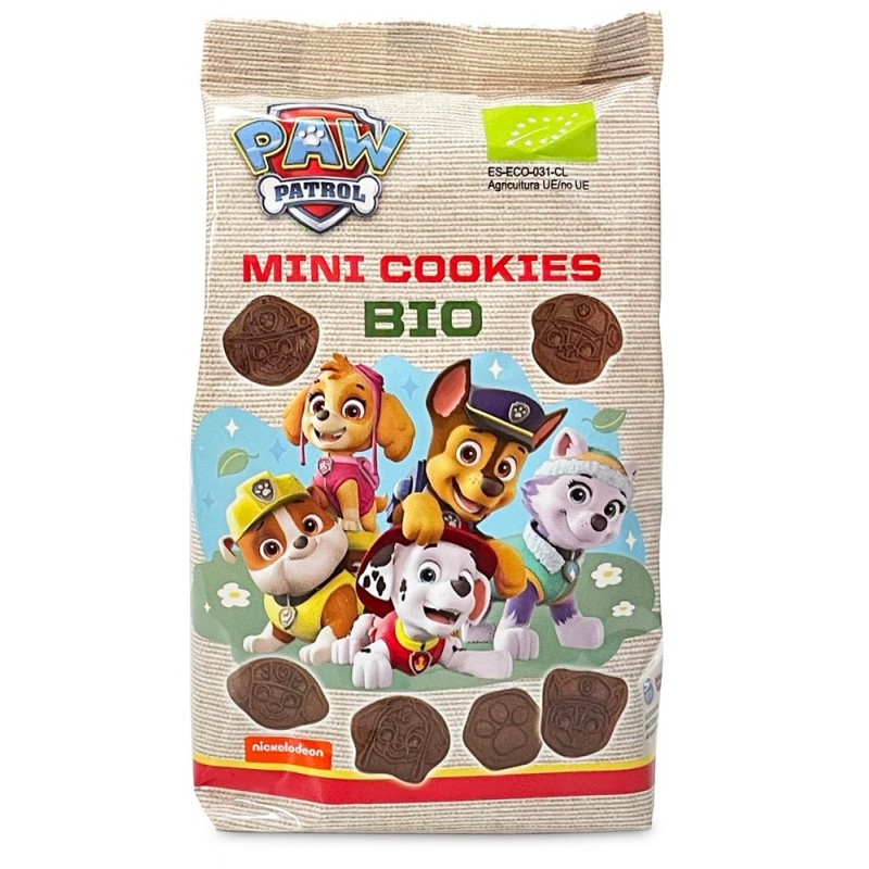 Mini ciastka kakaowe dla dzieci Psi Patrol BIO 100 g