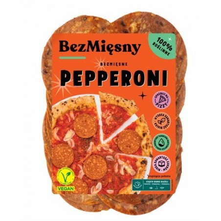 Bezmięsne Pepperoni w plastrach 100g
