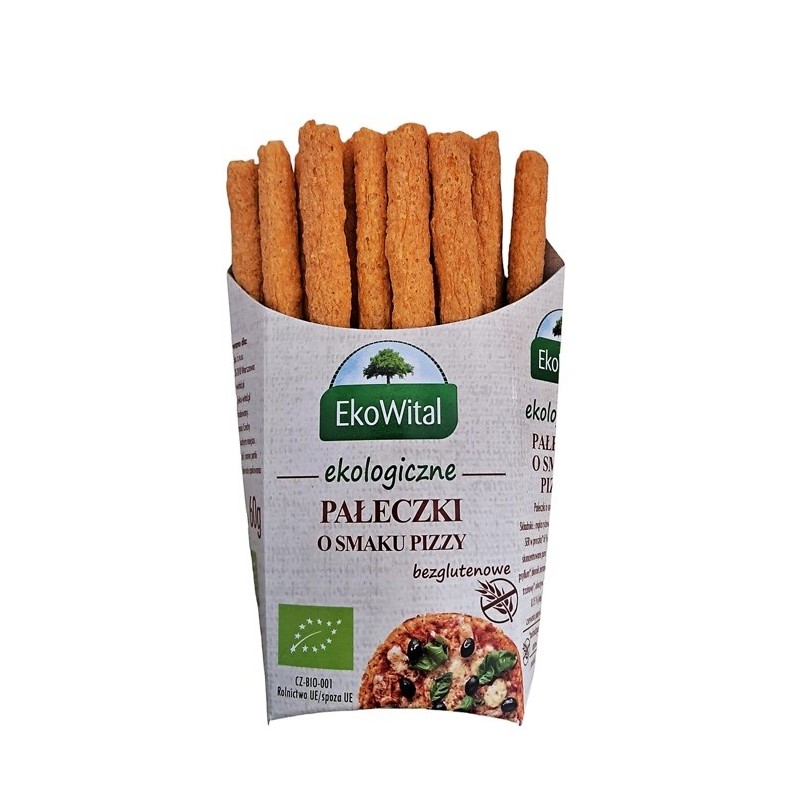 Pałeczki o smaku pizzy BEZGL. BIO 60 g