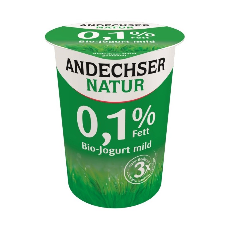 Jogurt naturalny 0,1% tł. BIO 500 g