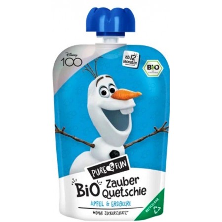 Przecier jabłko- truskawka BIO 100 g Kraina Lodu- Olaf