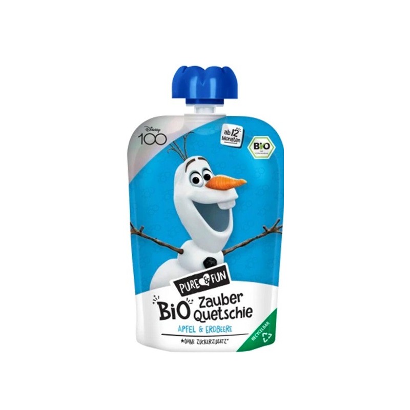 Przecier jabłko- truskawka BIO 100 g Kraina Lodu- Olaf