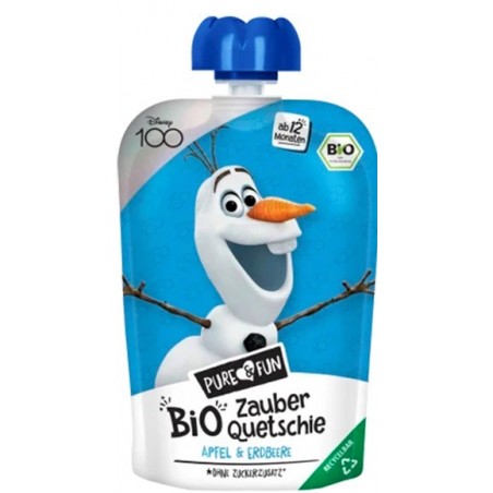 Przecier jabłko- truskawka BIO 100 g Kraina Lodu- Olaf