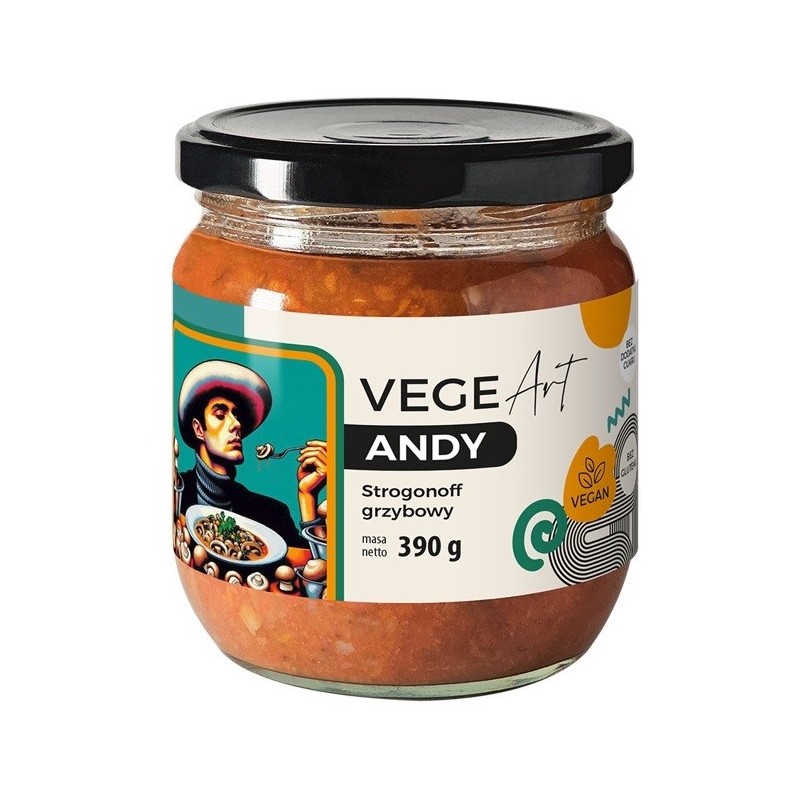 Strogonoff grzybowy z boczniakami i pieczarkami 390 g