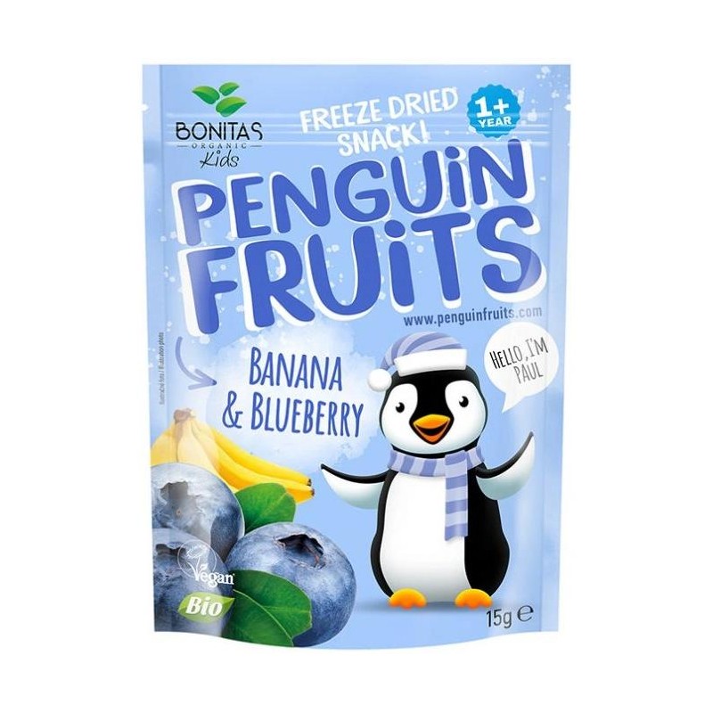 Liofilizowany banan i jagoda BIO 15 g