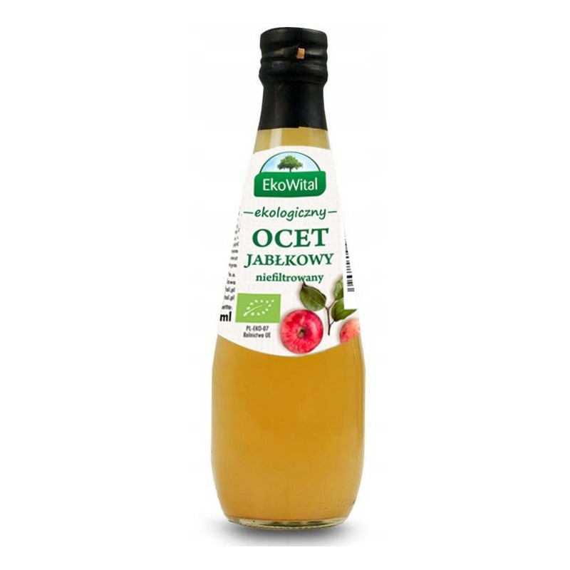 Ocet jabłkowy 6% niefiltrowany BIO  300ml