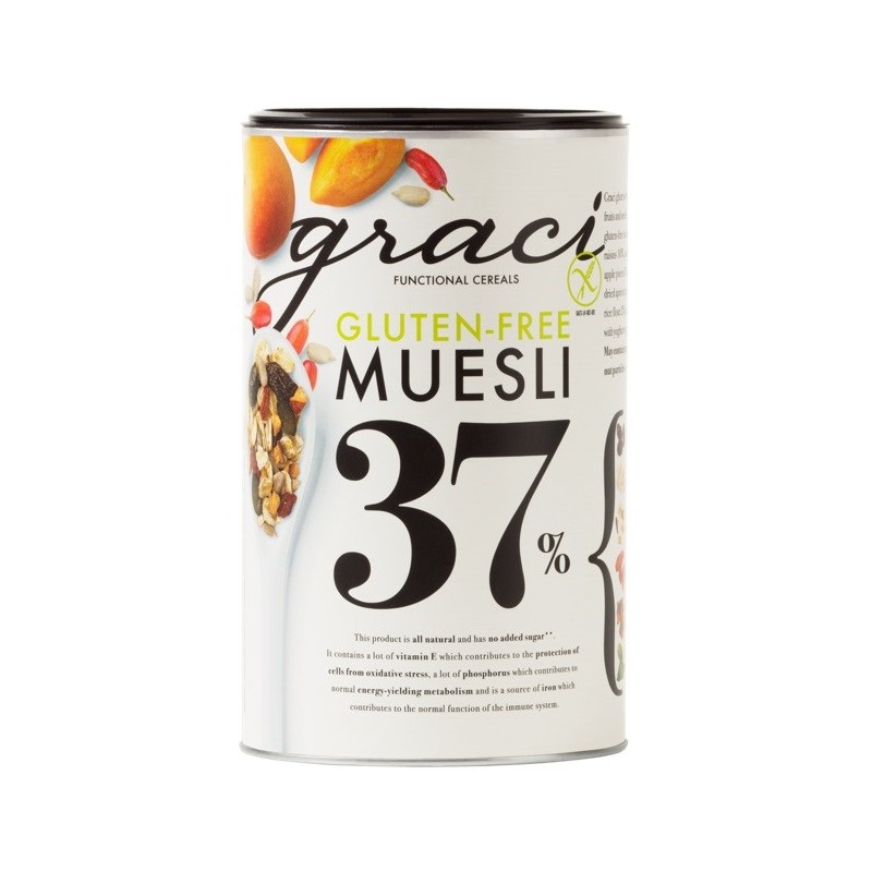 Musli 37% suszonych owoców i nasion BEZGL. 400 g