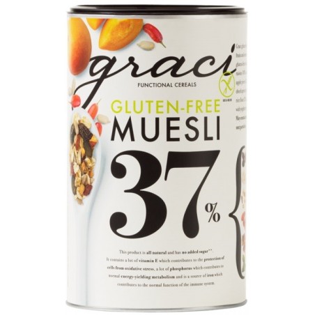 Musli 37% suszonych owoców i nasion BEZGL. 400 g