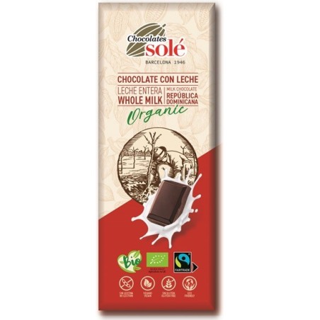 Czekolada mleczna BIO 25 g