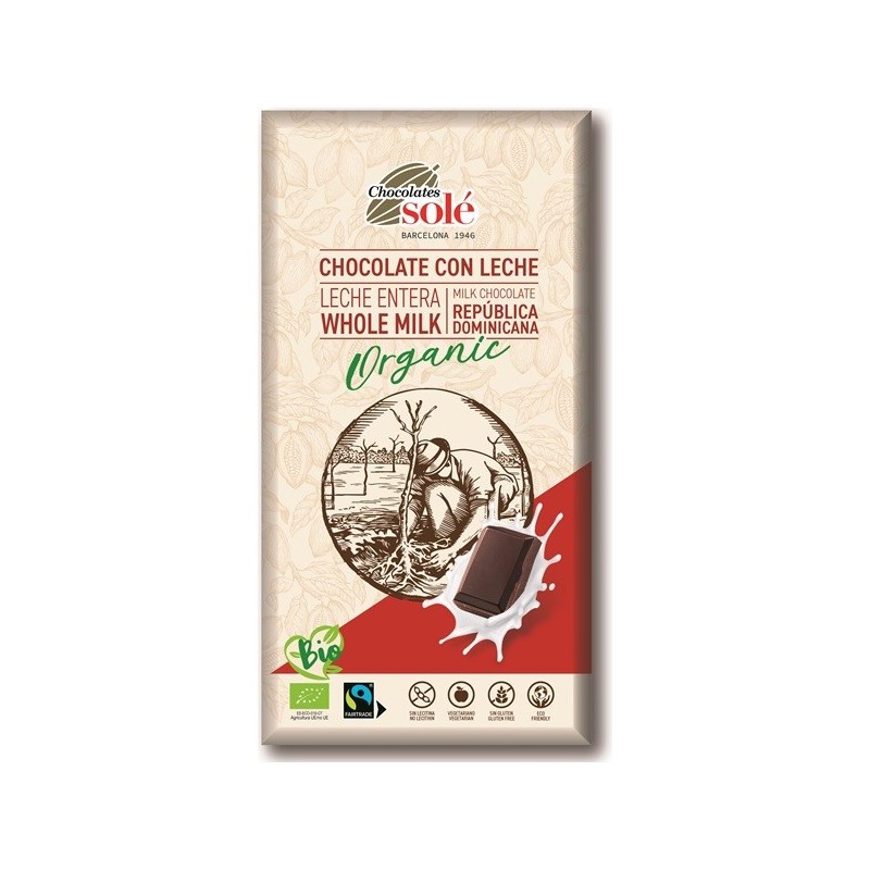 Czekolada mleczna BIO 100 g