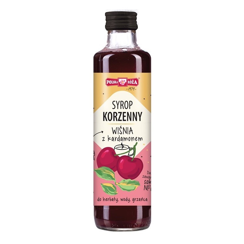 Syrop korzenny wiśnia z kardamonem 250 ml