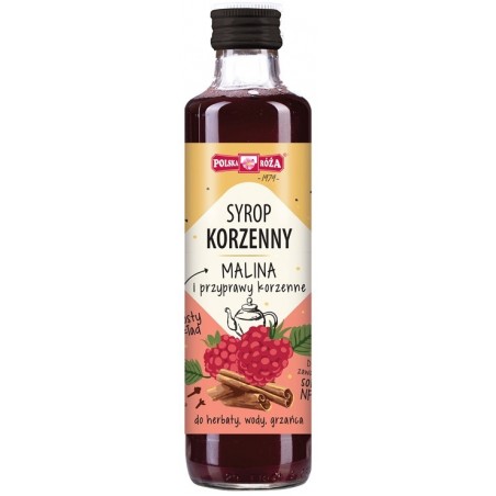 Syrop korzenny Malina i przyprawy korzenne 250ml