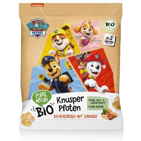 Chrupki z ryżu i ciecierzycy orzechowe BIO 30 g Psi Patrol