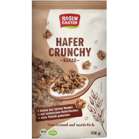 Crunchy owsiane z kakao BIO 350 g