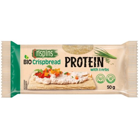 Pieczywo chrupkie PROTEIN z ziołami BEZGL. BIO 50 g