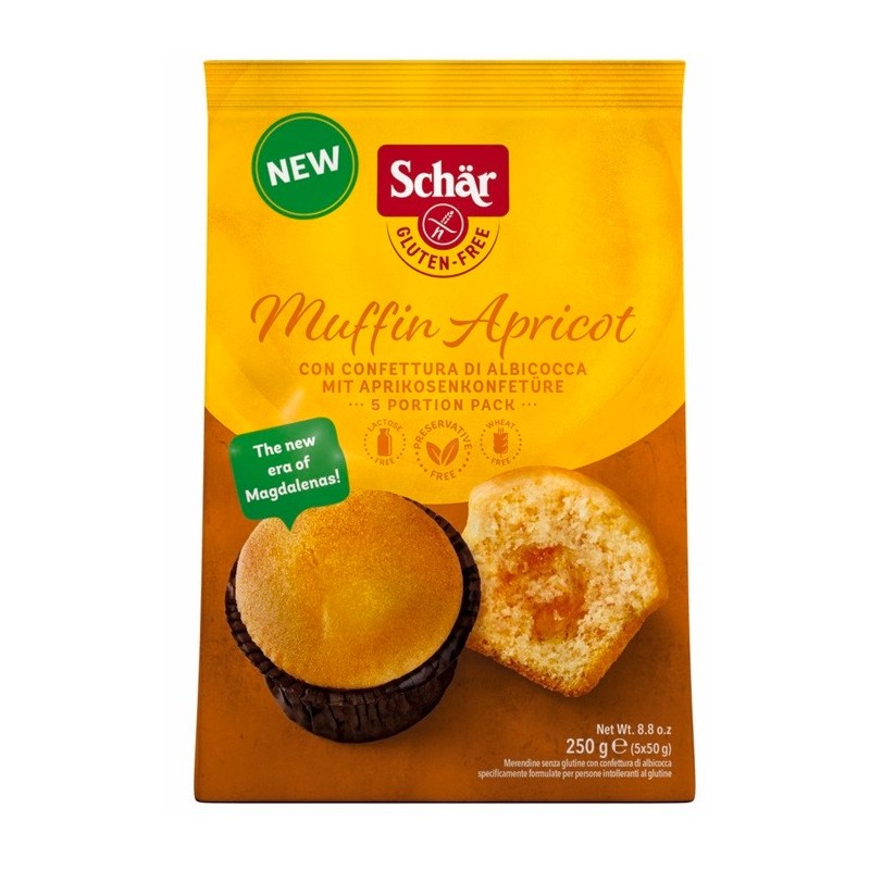 Muffin apricot- babeczki morelowe BEZGL. 250 g