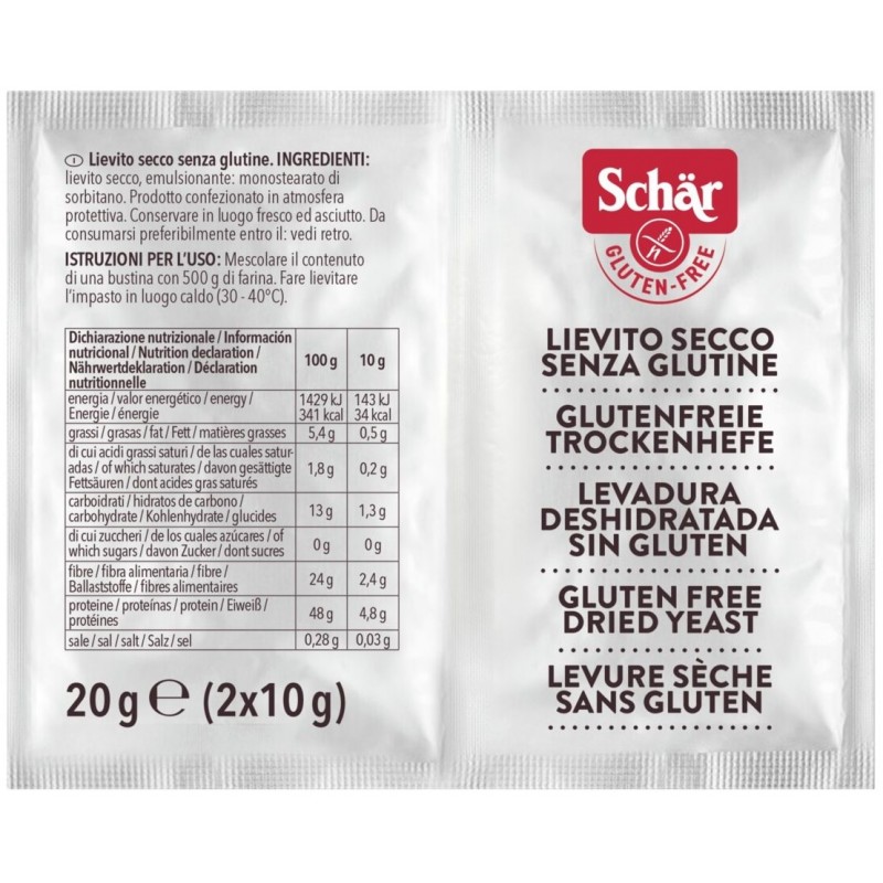 Lievito- drożdże suche BEZGL. 20 g