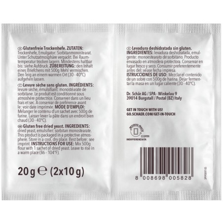 Lievito- drożdże suche BEZGL. 20 g