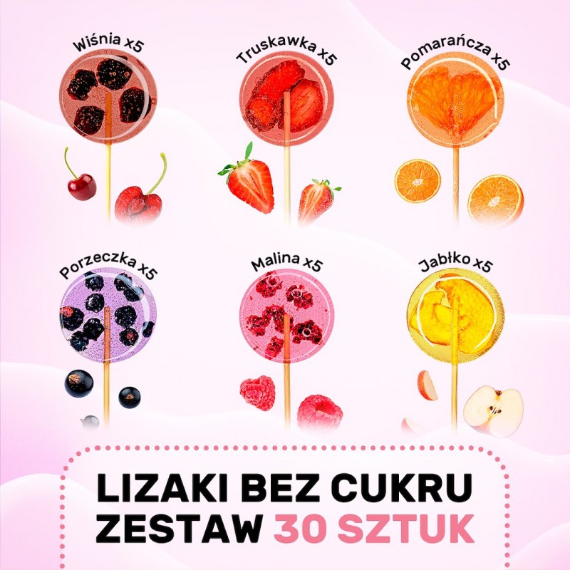 Lizaki TimPops  B/C mix smaków 30 szt