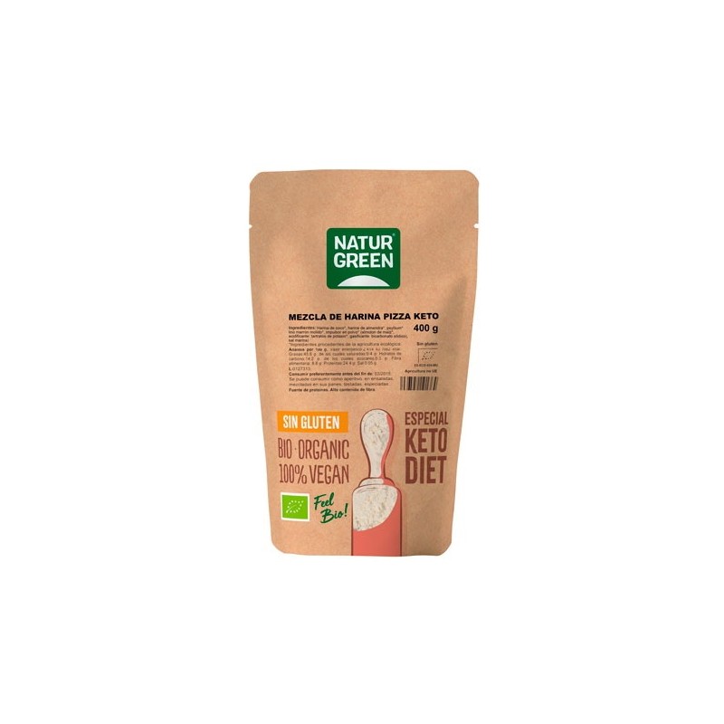 Mieszanka na ciasto do pizzy KETO BEZGL. BIO 400 g