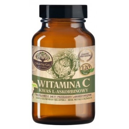 Witamina C z kapusty kwas L-askorbinowy w kapsułkach 120 g