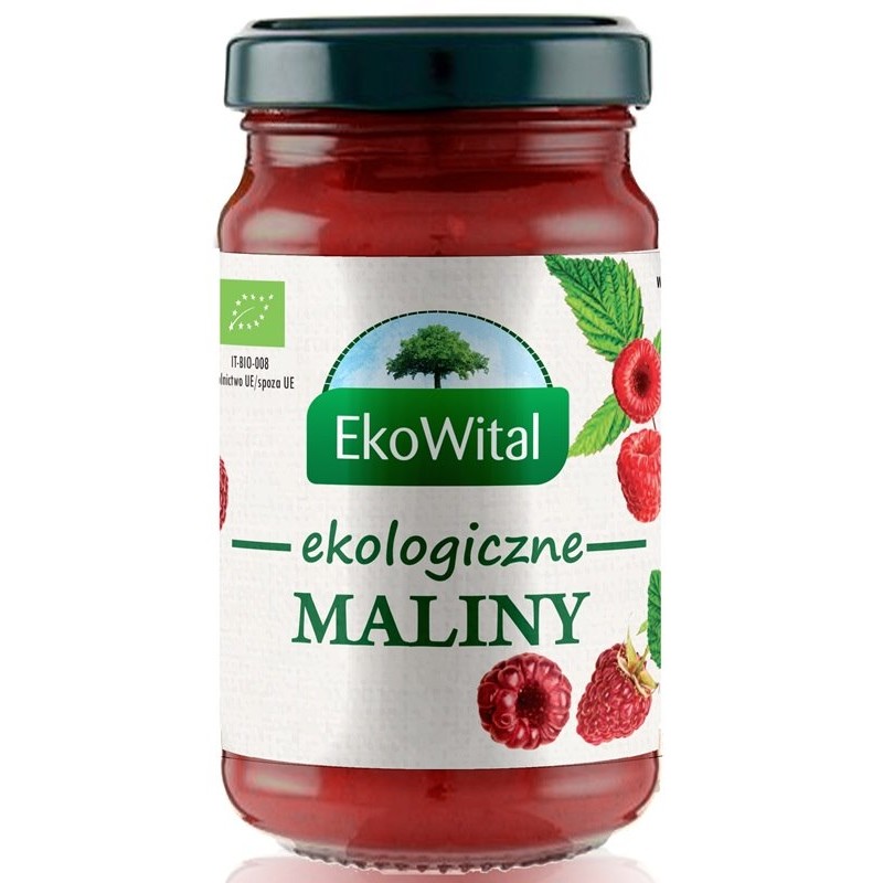 Mus malinowy bez dodatku cukru BIO 250 g