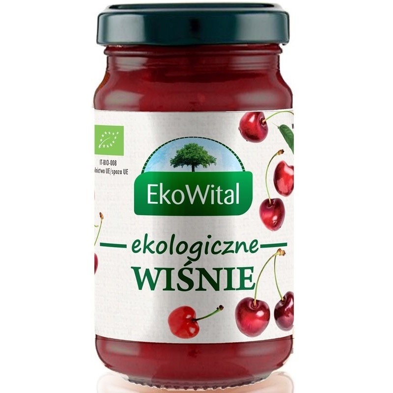 Mus wiśniowy bez dodatku cukru BIO 250 g