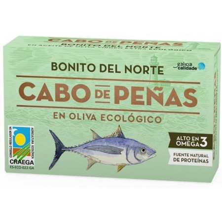 Tuńczyk bonito w ekologicznej oliwie z oliwek 111 g