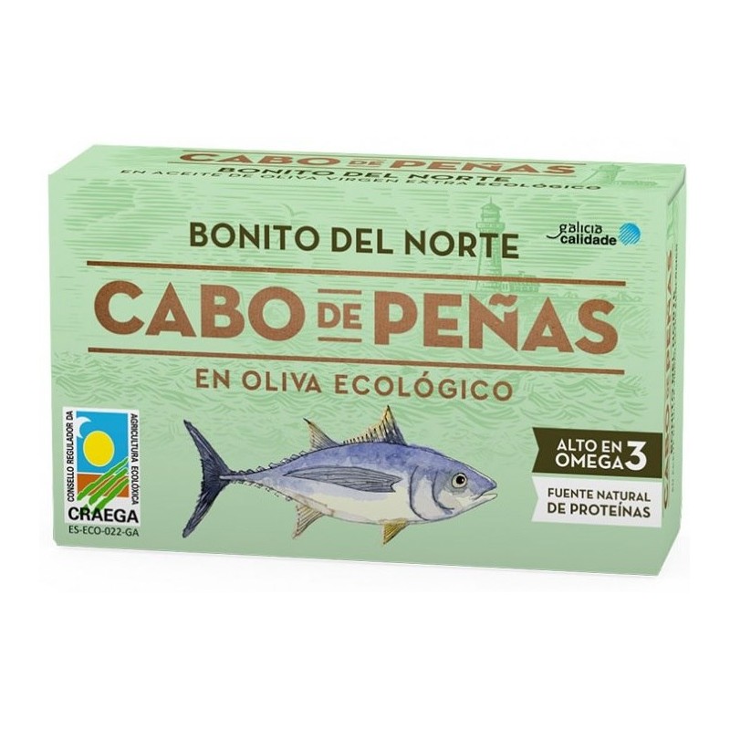 Tuńczyk bonito w ekologicznej oliwie z oliwek 111 g