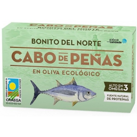 Tuńczyk bonito w ekologicznej oliwie z oliwek 111 g