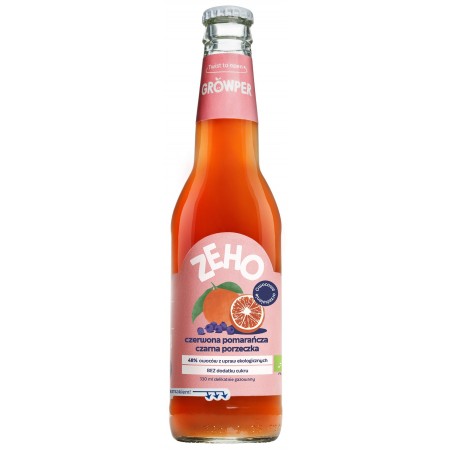 Lemoniada czerwona pomarańcza-czarna porzeczka BIO 330 ml