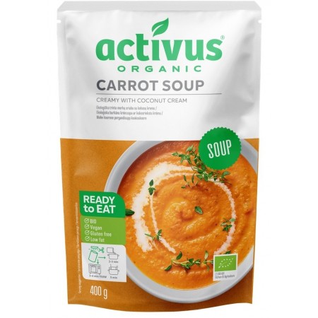 Zupa krem z marchwi z mlekiem kokosowym BIO 400 g