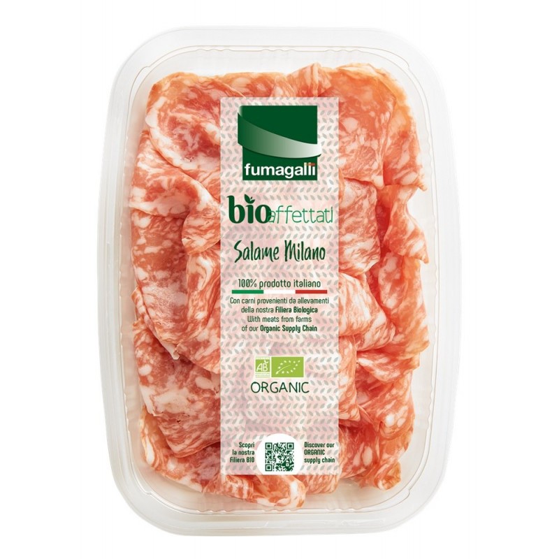 Salami milano- dojrzewające plastry BIO 70 g