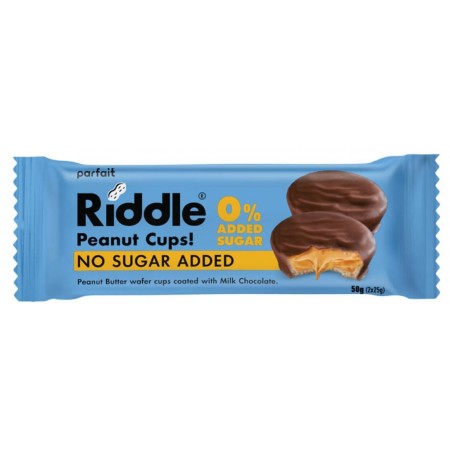 Ciasteczka z masłem orzechowym w mlecznej czekoladzie bez dodatku cukru 50 g