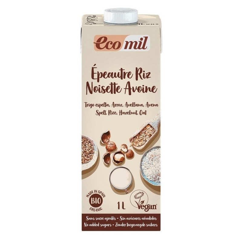 Napój roślinny orkisz-ryż-orzechy laskowe- owies BIO 1 l