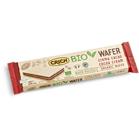 Wafelki z kremem kakaowym BIO 125 g