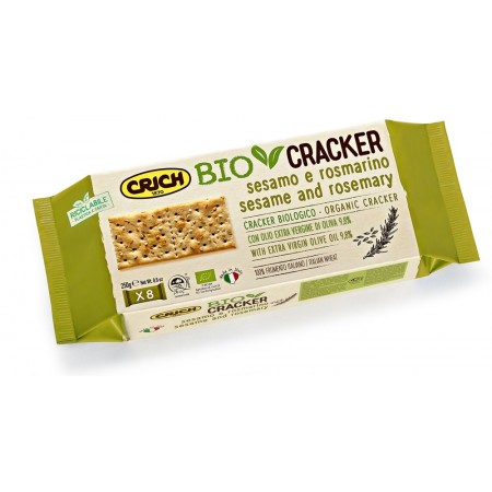 Krakersy z sezamem i rozmarynem BIO 250 g