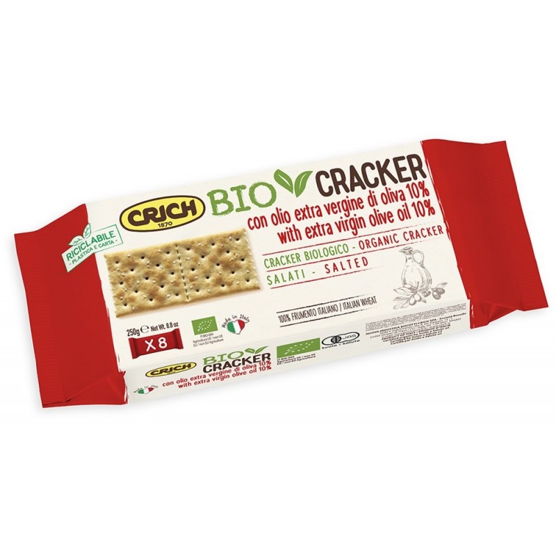 Krakersy z oliwą z oliwek BIO 250 g