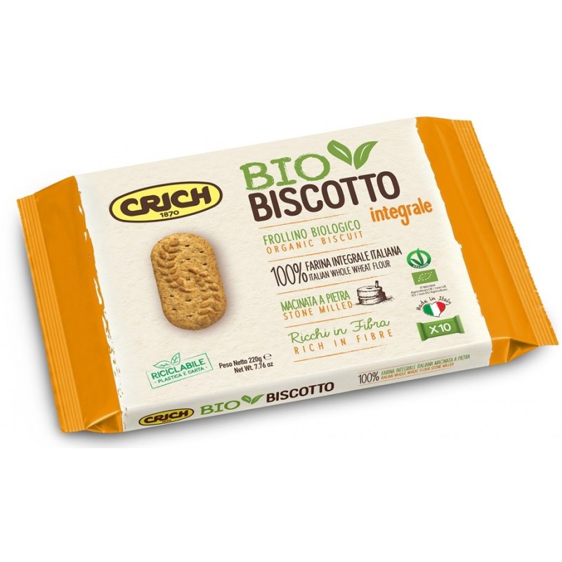 Ciasteczka pszenne pełnoziarniste BIO 220 g