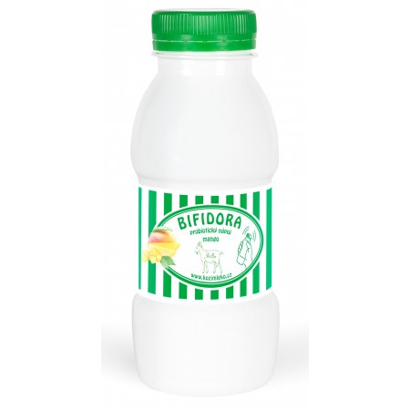 Jogurt pitny probiotyczny z mleka koziego Bifidora z mango 240 g