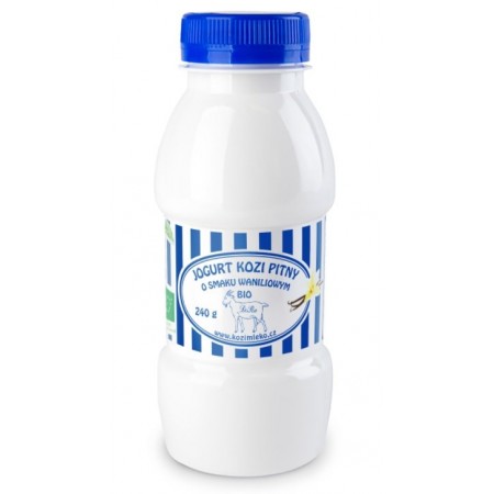 Jogurt kozi pitny waniliowy BIO 240 g