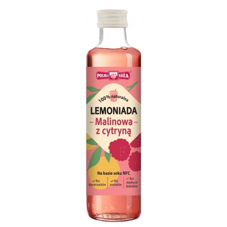 Lemoniada malinowa z cytryną 250 ml