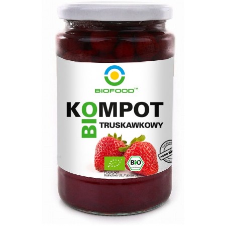 Kompot truskawkowy BIO 750 ml